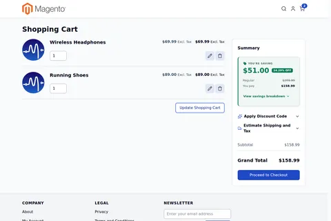Hyvä cart: the same card in Alpine.js